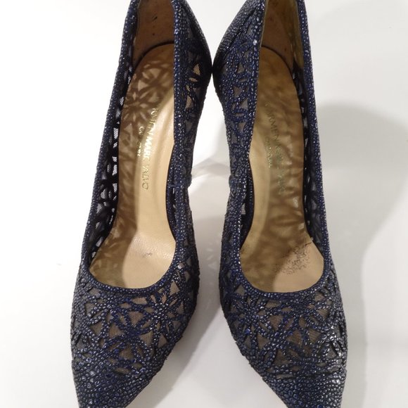 Glitter Mesh Pumps Sz 6 - Picture 11 of 16